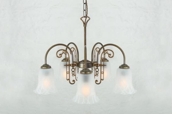 Medan Five-Arm chandelier